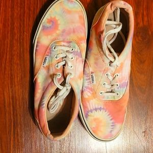 Tie dye vans 8.5